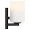 Access Lighting Sienna, 1 Light LED Wall Sconce  Vanity, Matte Black Finish, Opal Glass 62621LEDDLP-MBL/OPL - alternate 5